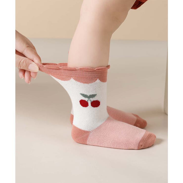 ピンク系のキッズソックス4足セット | aimoha kids | 詳細画像20 