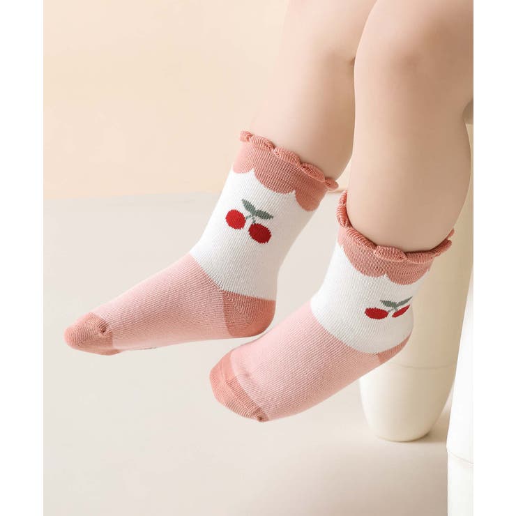 ピンク系のキッズソックス4足セット | aimoha kids | 詳細画像23 