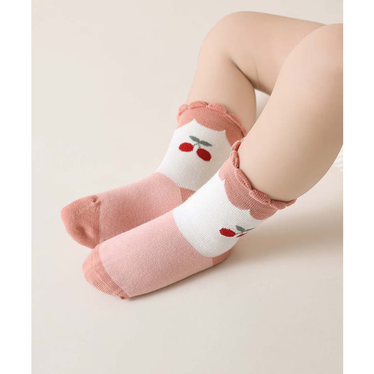 ピンク系のキッズソックス4足セット | aimoha kids | 詳細画像25 