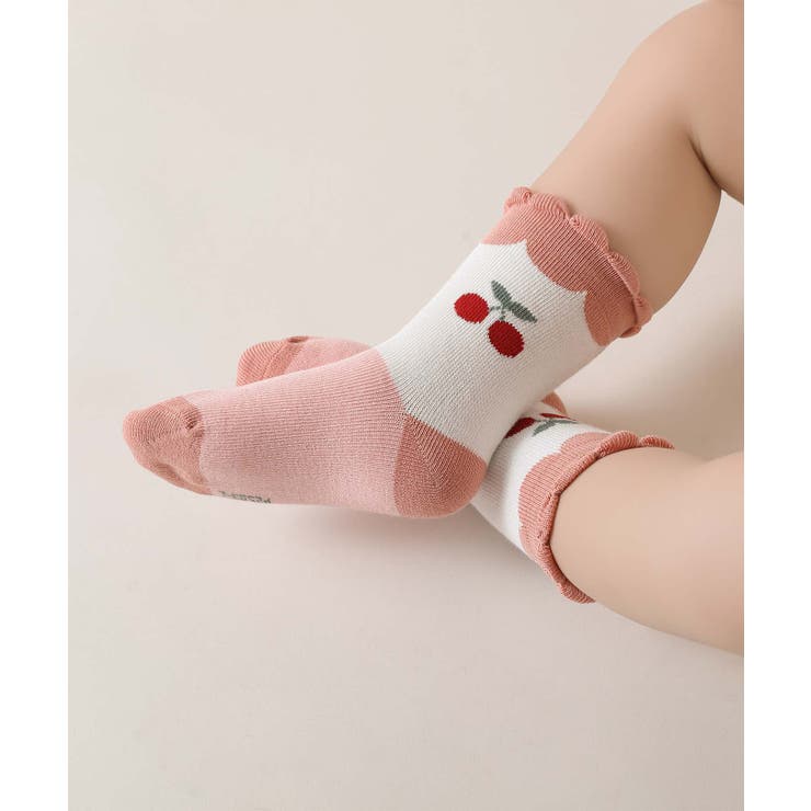 ピンク系のキッズソックス4足セット | aimoha kids | 詳細画像26 