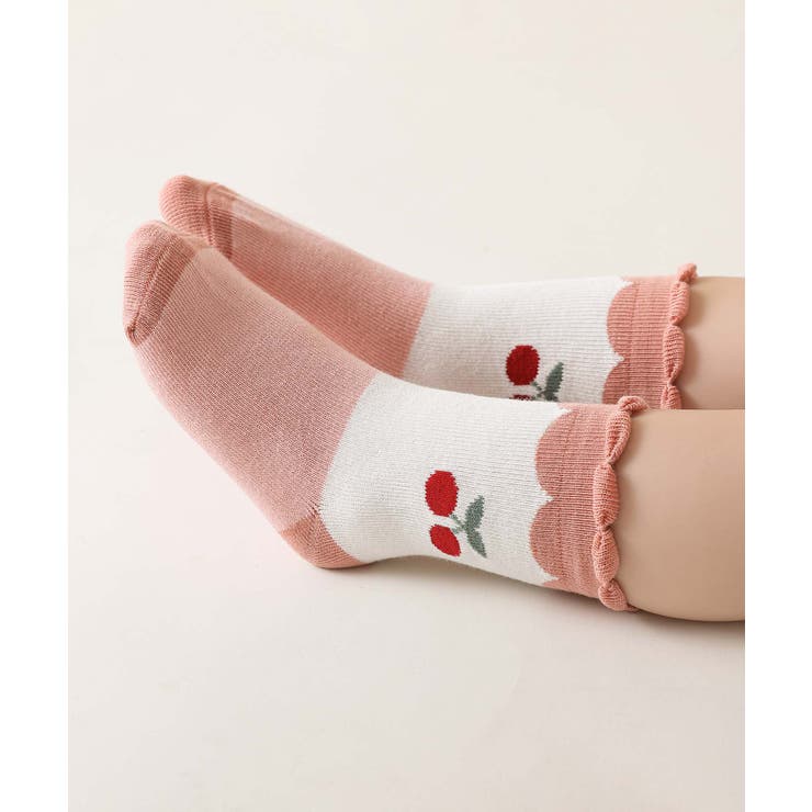 ピンク系のキッズソックス4足セット[品番：XT000013312]｜aimoha