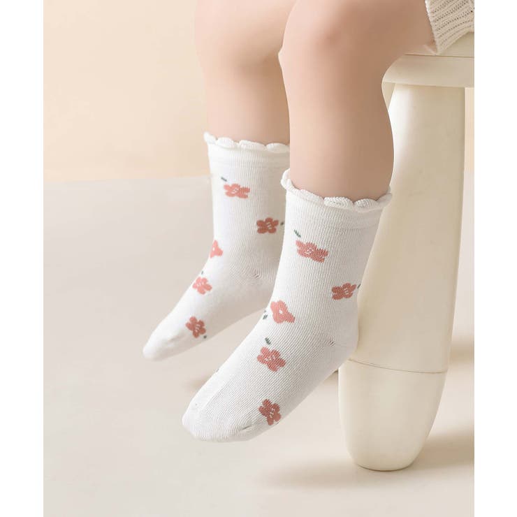 ピンク系のキッズソックス4足セット | aimoha kids | 詳細画像36 