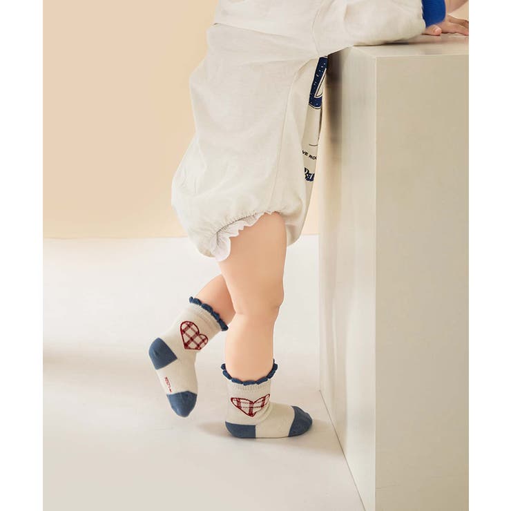 ブルーのキッズソックス4足セット | aimoha kids | 詳細画像32 
