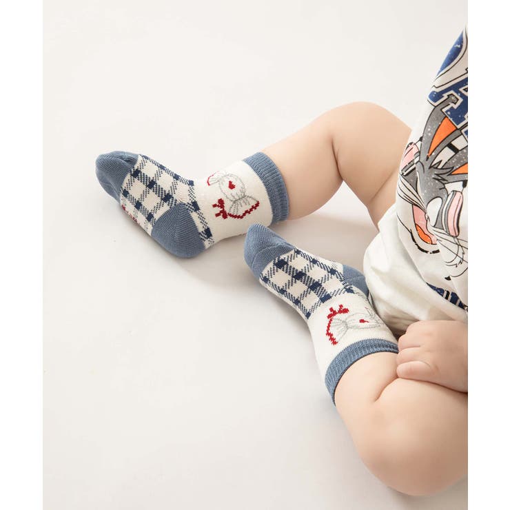ブルーのキッズソックス4足セット | aimoha kids | 詳細画像38 