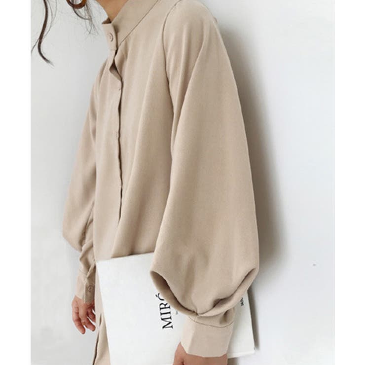 シャツワンピース 長袖 ロングシャツ | aimoha  | 詳細画像13 