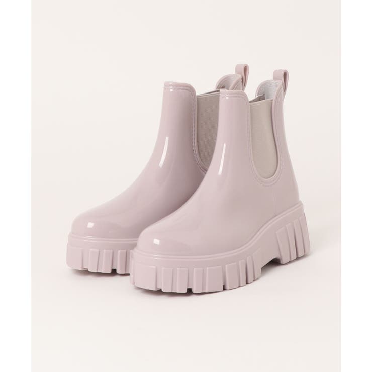 厚底ショートレインブーツ レインシューズ ゴム長靴 | aimoha  | 詳細画像6 