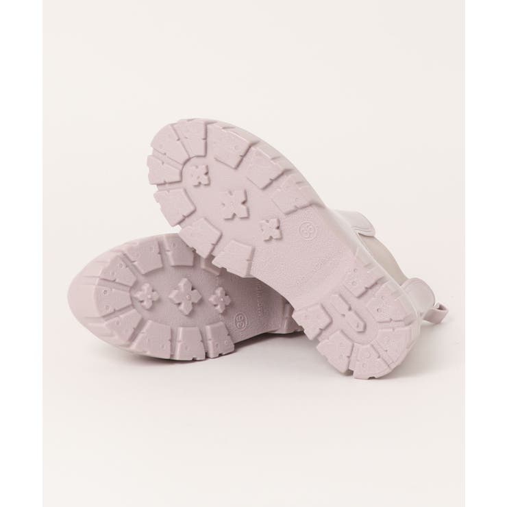 厚底ショートレインブーツ レインシューズ ゴム長靴 | aimoha  | 詳細画像8 