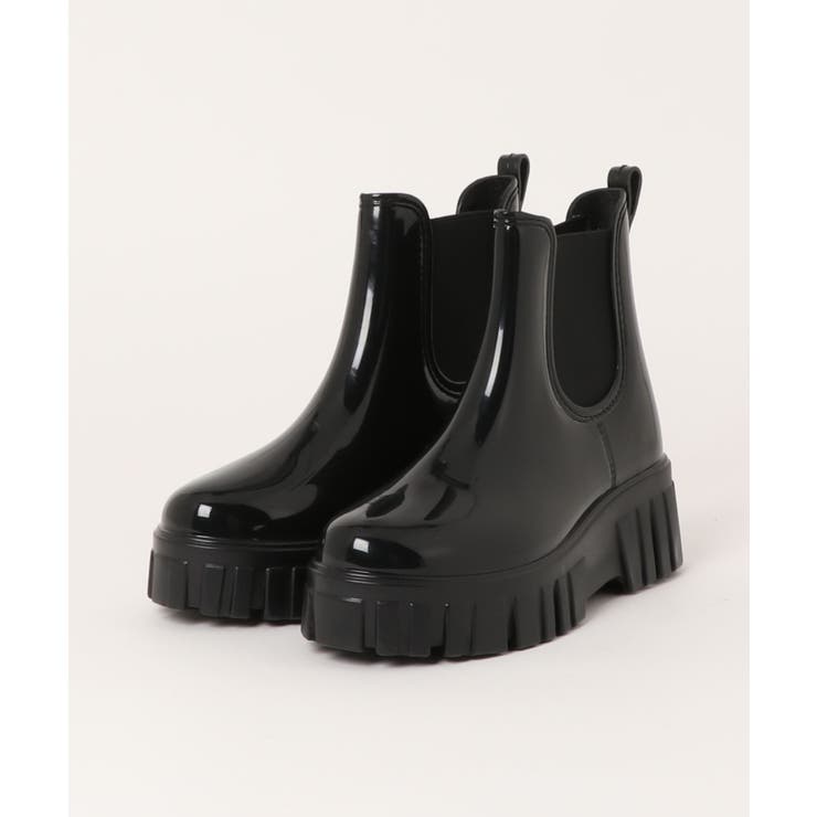 厚底ショートレインブーツ レインシューズ ゴム長靴 | aimoha  | 詳細画像2 