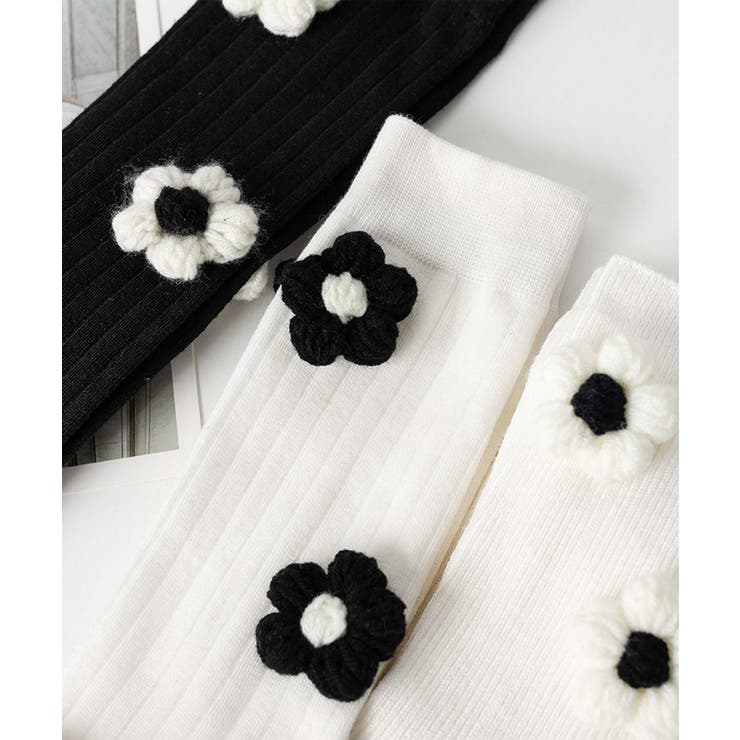 [2025 MOSOX NEW COLLECTION]3Dフラワーソックス | aimoha  | 詳細画像10 