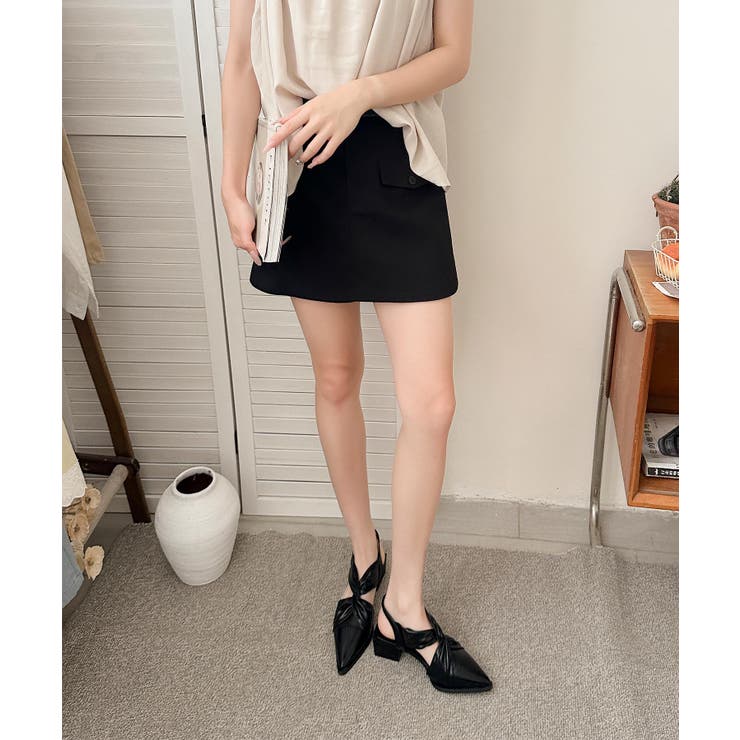 メタリッククロスリボンサンダル | aimoha  | 詳細画像17 