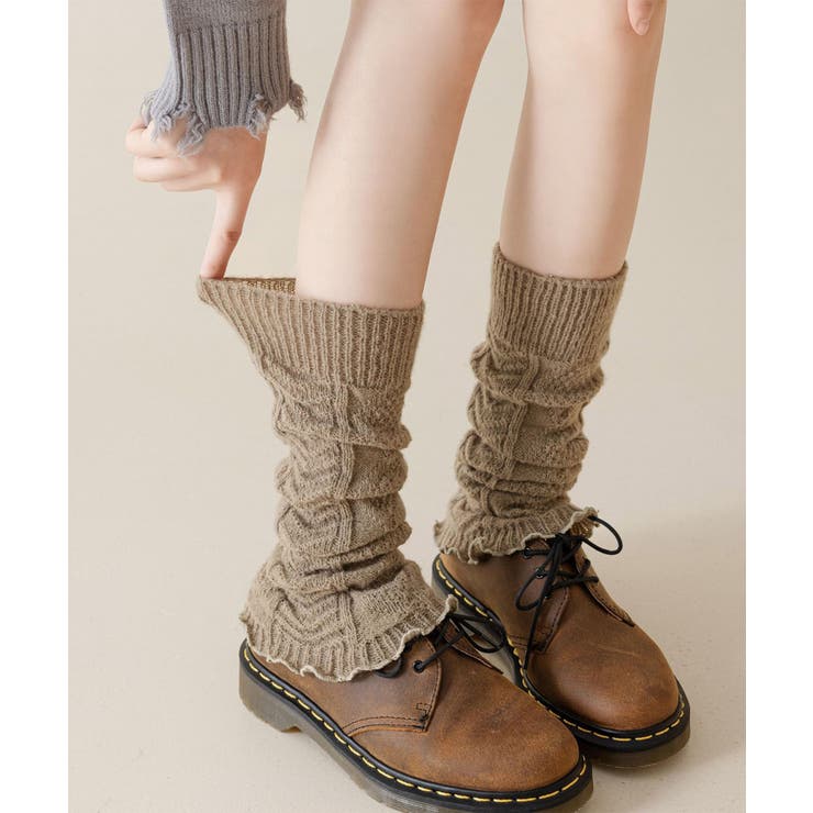 hazama 誰もに向けたルーズレッグウォーマー ロイヤルブルー hazama 誰もに向けたルーズレッグウォーマー ロイヤルブルー