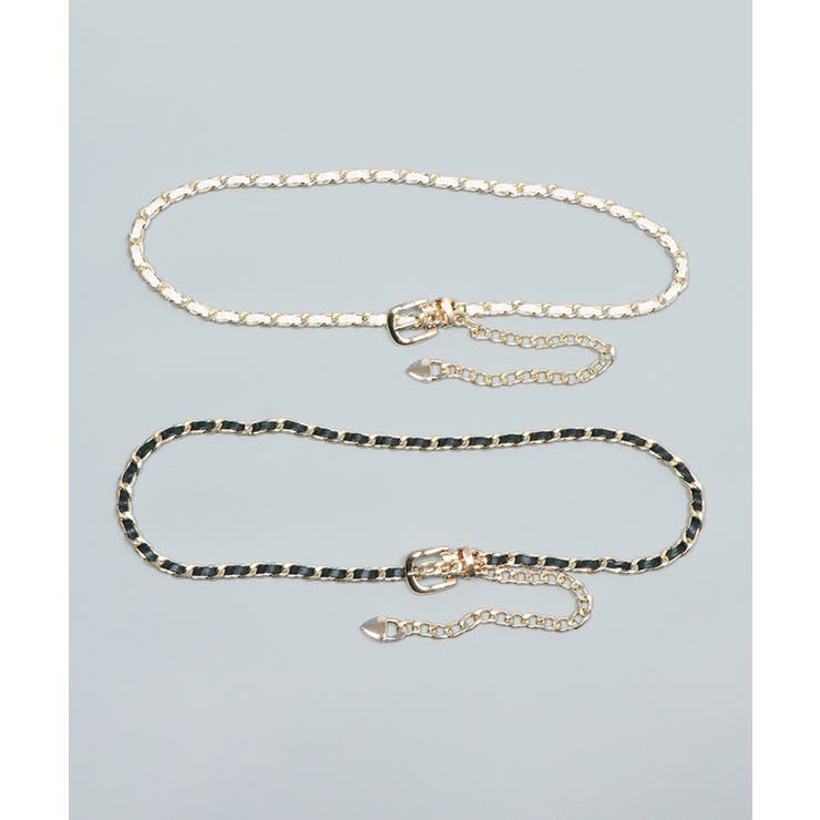 【Jasmine】ゴールドチェーンロングベルト | aimoha  | 詳細画像2 