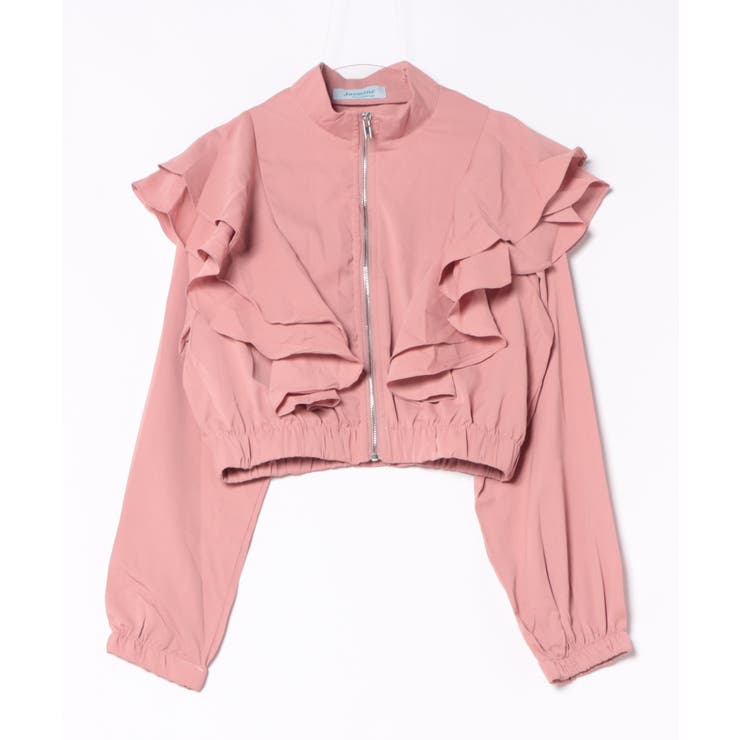 【Jasmine】スタンドカラーフレアブラウス ブルゾン Jasmine | aimoha  | 詳細画像5 