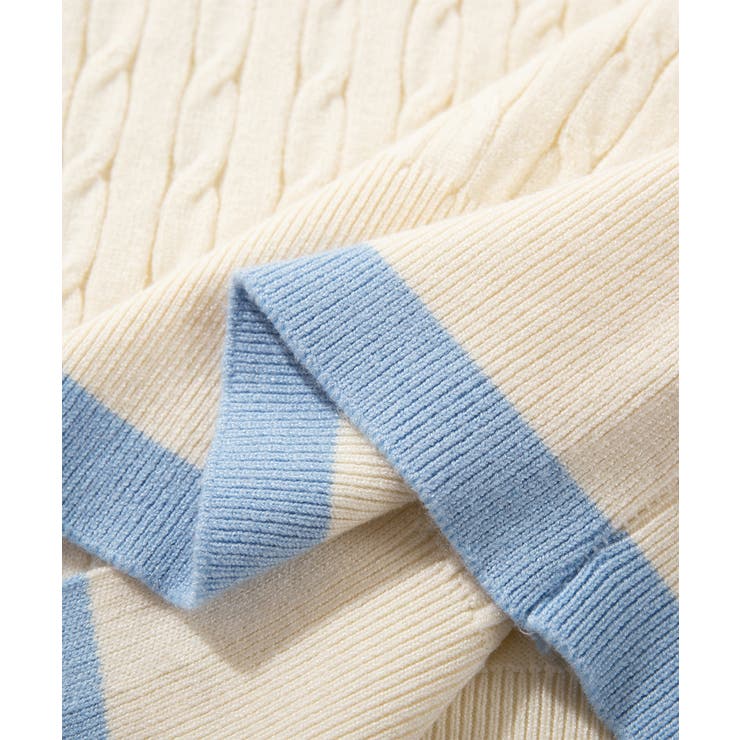 HOOK for girls 刺繍ワンポイント フレンチガーリーカーディガン | HOOK | 詳細画像18 