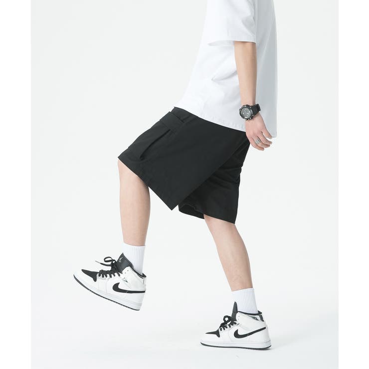 【genxder】ユニセックスショートカーゴパンツ | aimoha men | 詳細画像7 