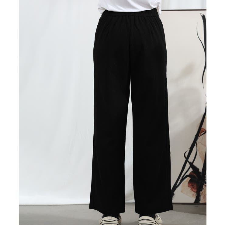 【Aimoha】ウエストゴムストレートパンツ | aimoha  | 詳細画像5 