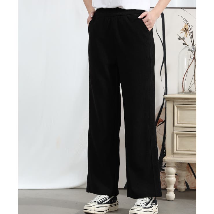 【Aimoha】ウエストゴムストレートパンツ | aimoha  | 詳細画像8 