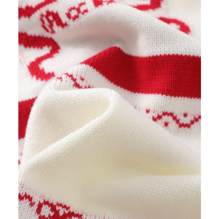 【HOOK】for girls リボン模様ジップニット【AW】 | HOOK | 詳細画像9 