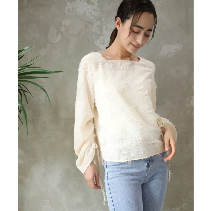 透け感ブラウス | aimoha  | 詳細画像9 