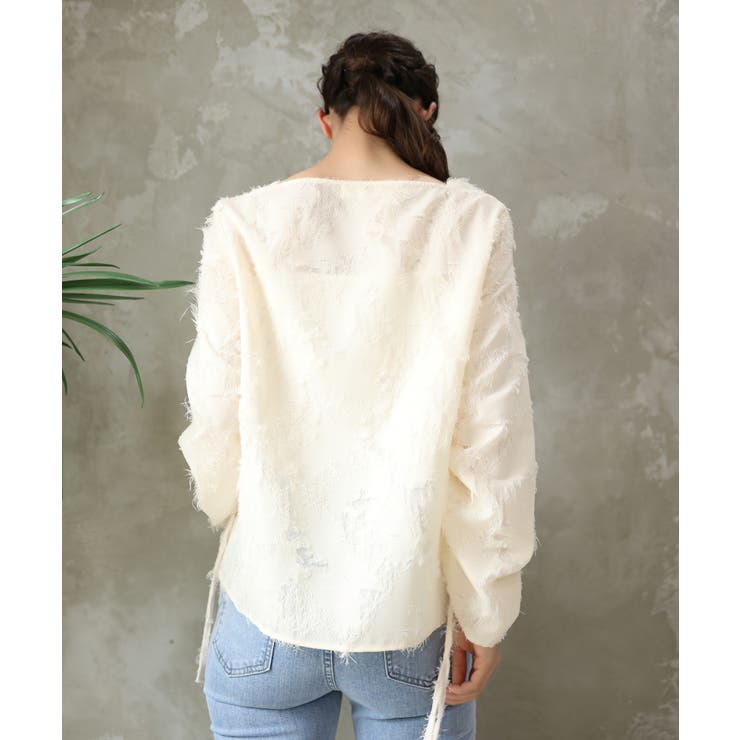 透け感ブラウス | aimoha  | 詳細画像10 