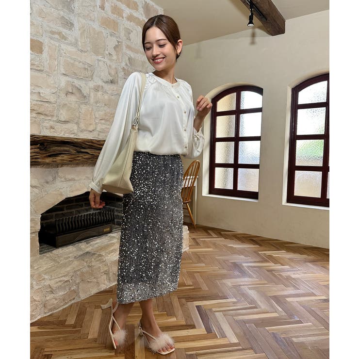 スパンコールスカート | aimoha  | 詳細画像5 