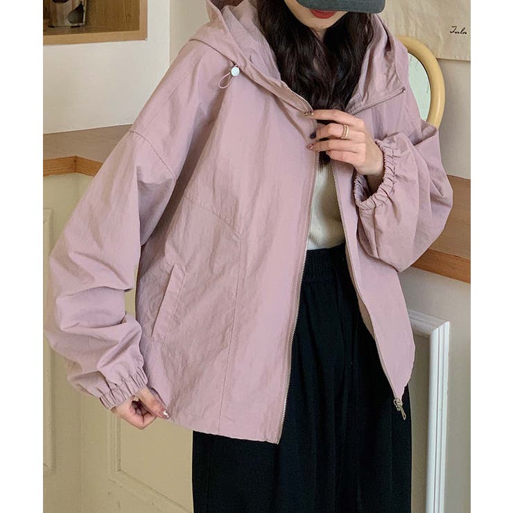 ナイロンフーディーショートジャケット | aimoha  | 詳細画像20