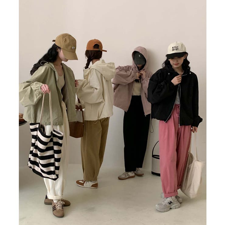 ナイロンフーディーショートジャケット | aimoha  | 詳細画像24