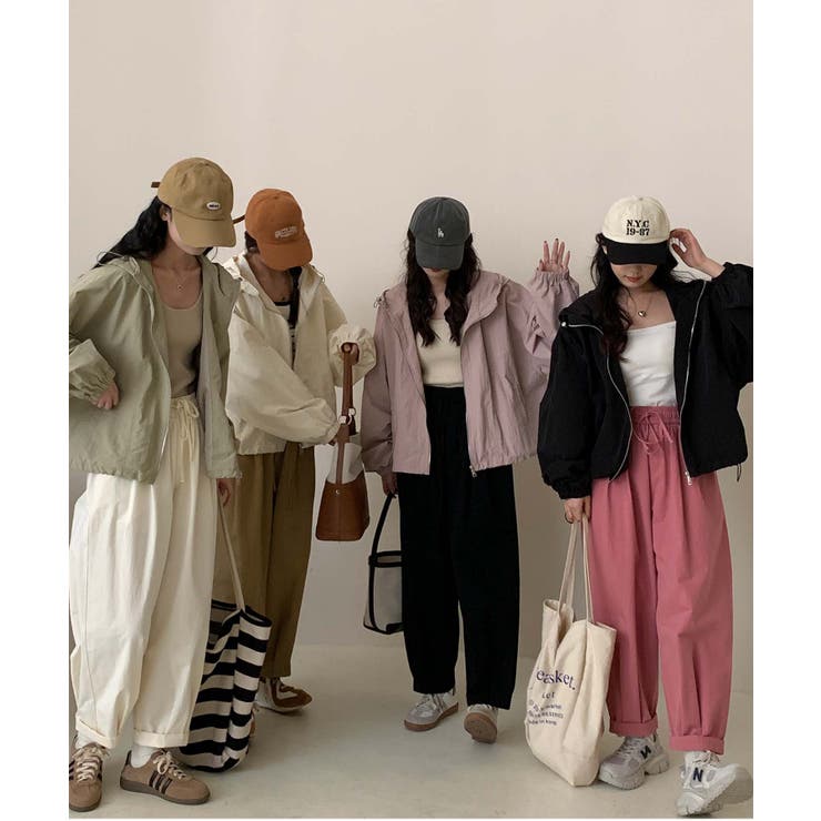 ナイロンフーディーショートジャケット | aimoha  | 詳細画像25