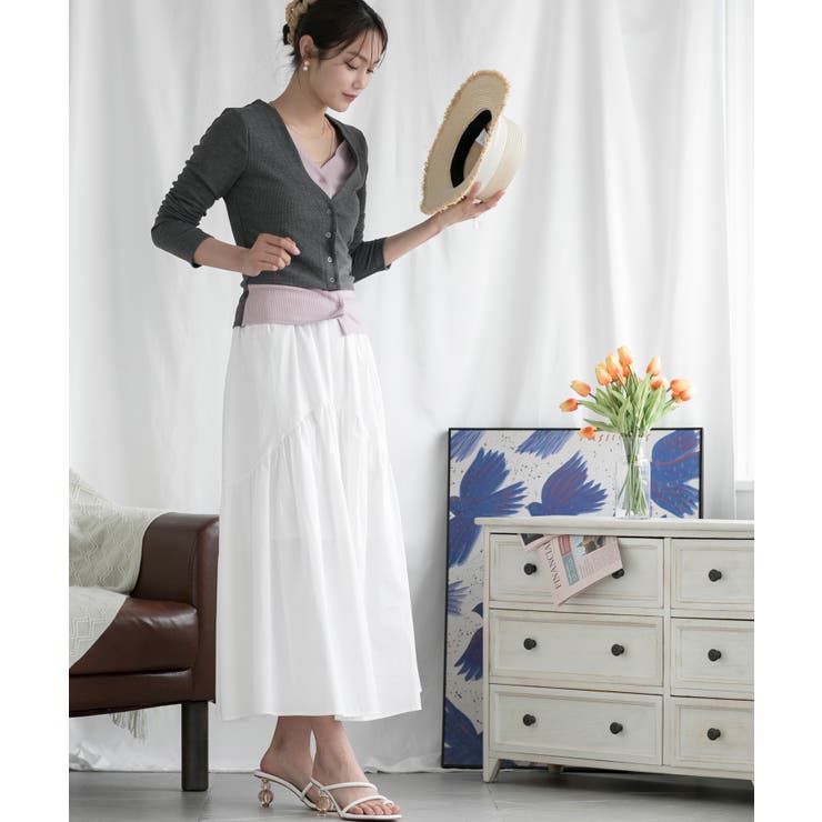 重ね着風カーディガン | aimoha  | 詳細画像10 