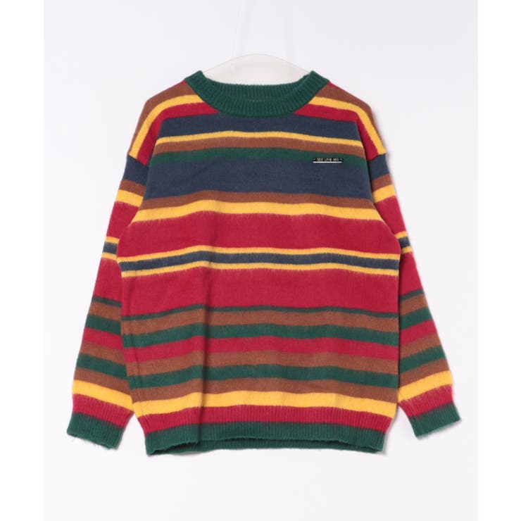 ユニセックスボーダー配色セーター【AW】 | aimoha  | 詳細画像2 