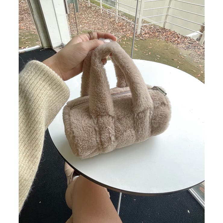 もこもこミニボストンバッグ【AW】 | aimoha  | 詳細画像1 