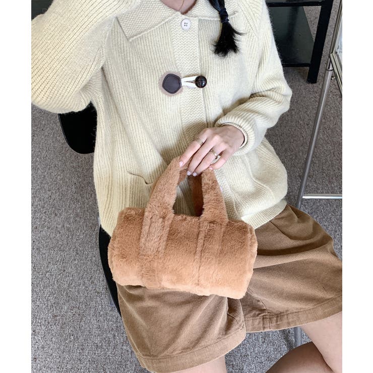 もこもこミニボストンバッグ【AW】 | aimoha  | 詳細画像4 