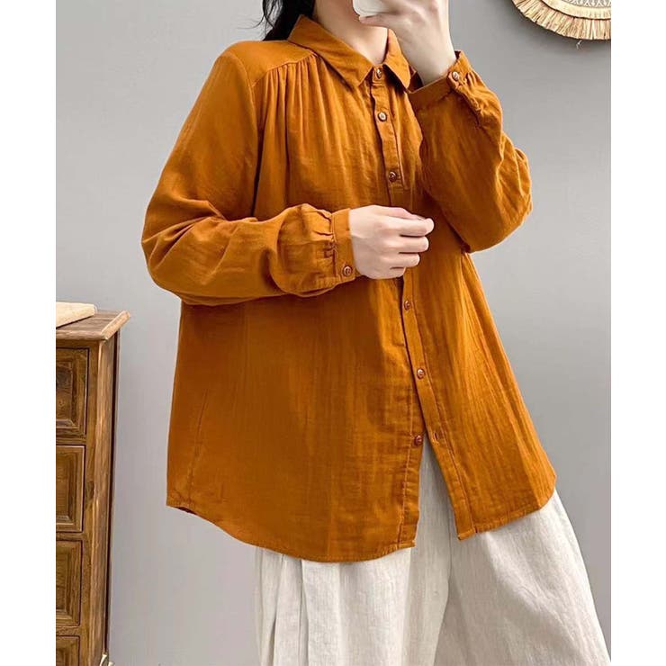 コットンオーバーシャツ | aimoha  | 詳細画像16 