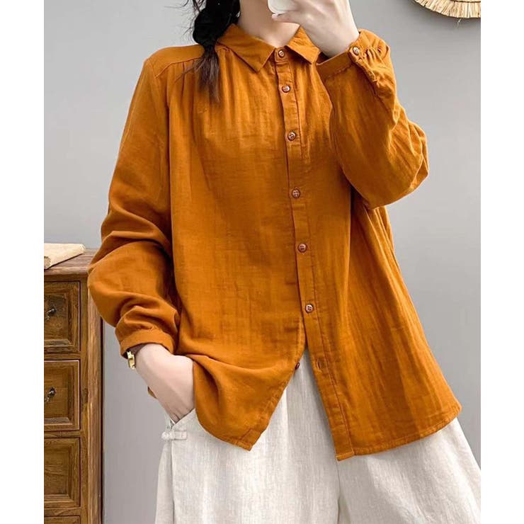 コットンオーバーシャツ | aimoha  | 詳細画像18 