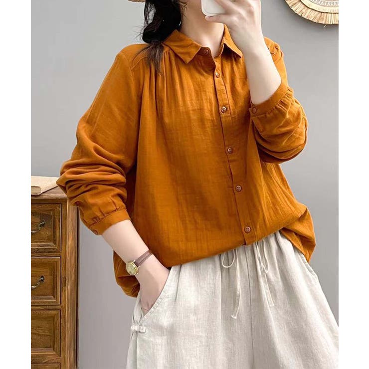 コットンオーバーシャツ | aimoha  | 詳細画像24 