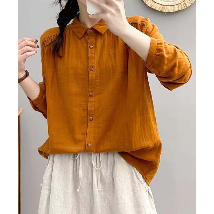 コットンオーバーシャツ | aimoha  | 詳細画像25 