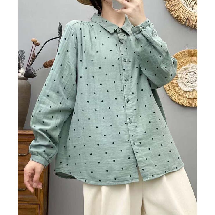 コットンオーバーシャツ | aimoha  | 詳細画像30 