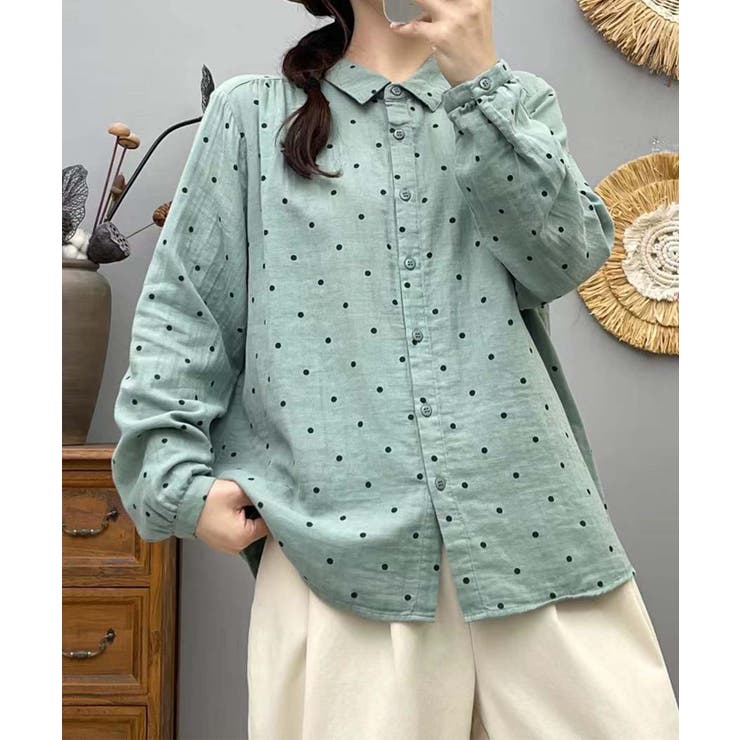 コットンオーバーシャツ | aimoha  | 詳細画像32 