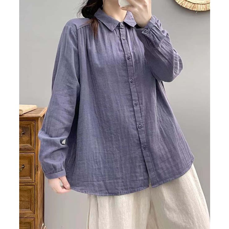 コットンオーバーシャツ | aimoha  | 詳細画像34 