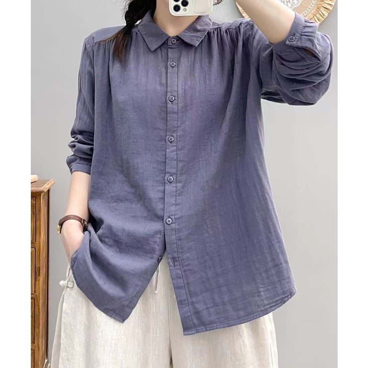 コットンオーバーシャツ | aimoha  | 詳細画像35 