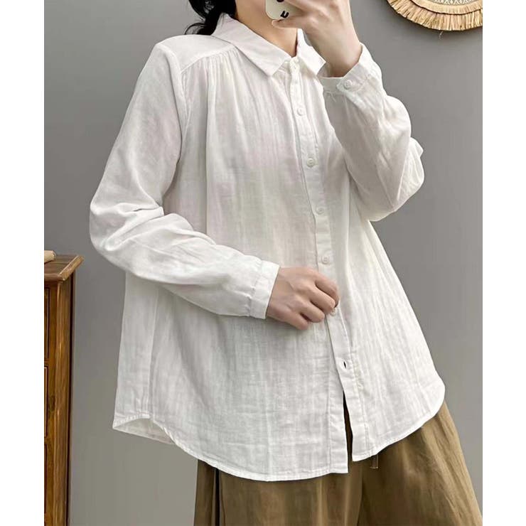 コットンオーバーシャツ | aimoha  | 詳細画像39 