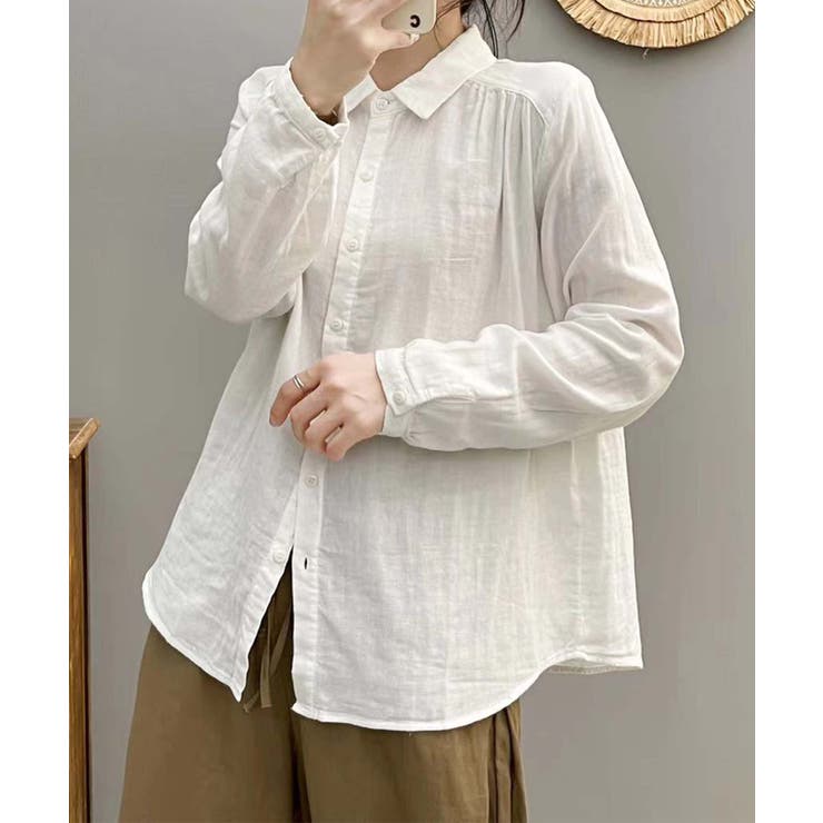 コットンオーバーシャツ | aimoha  | 詳細画像40 