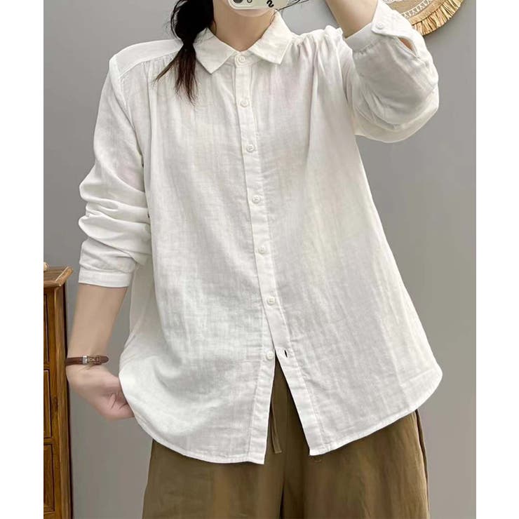 コットンオーバーシャツ | aimoha  | 詳細画像42 