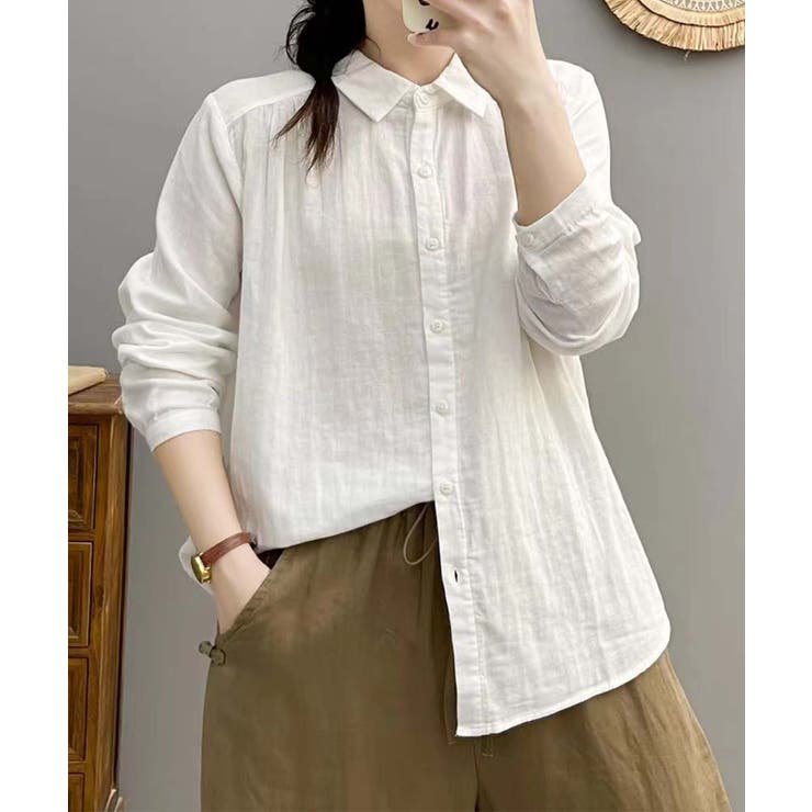 コットンオーバーシャツ | aimoha  | 詳細画像41 