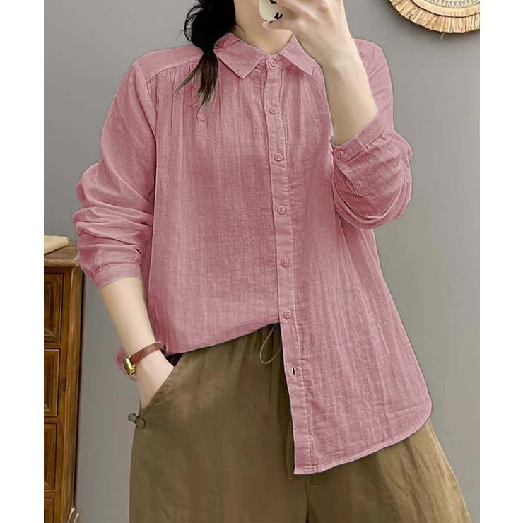 コットンオーバーシャツ | aimoha  | 詳細画像44 