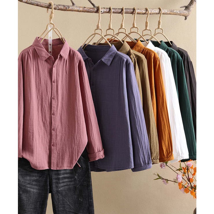 コットンオーバーシャツ | aimoha  | 詳細画像45 