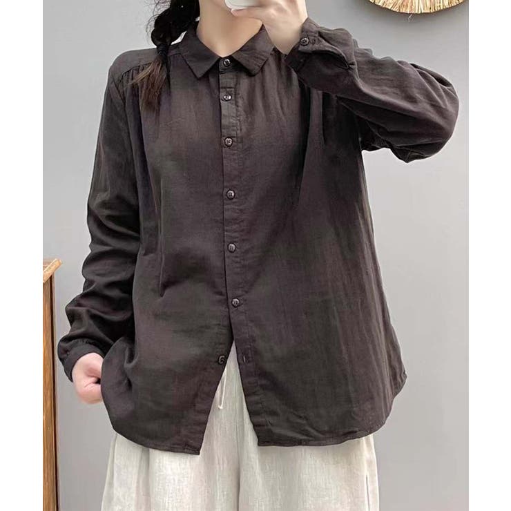 コットンオーバーシャツ | aimoha  | 詳細画像8 