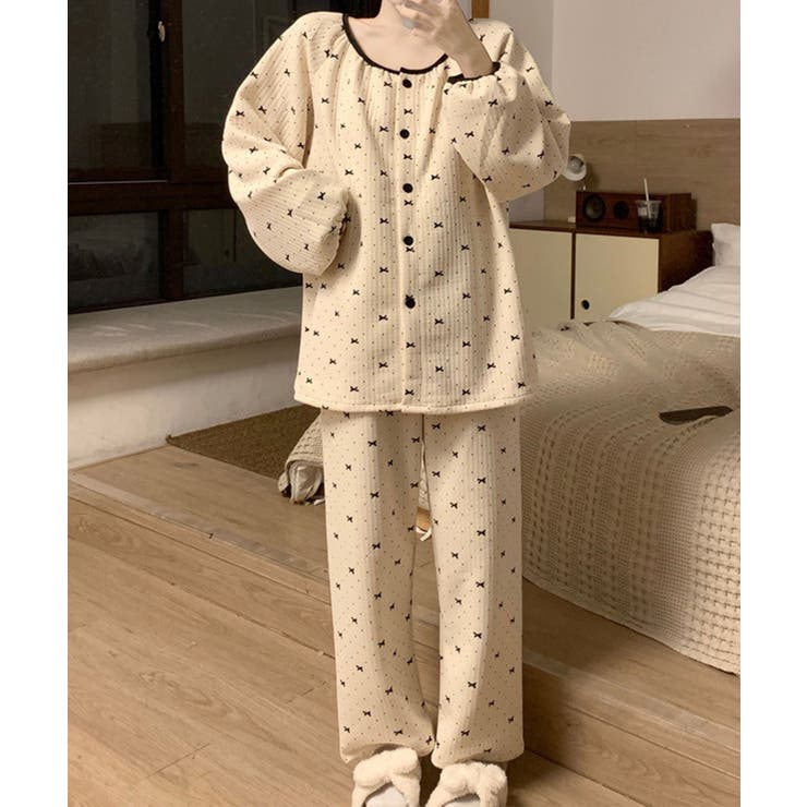 ルームウェア・パジャマ popochan スモックパジャマ(パープルイチゴ)ぽぽちゃん | dollkamiyu