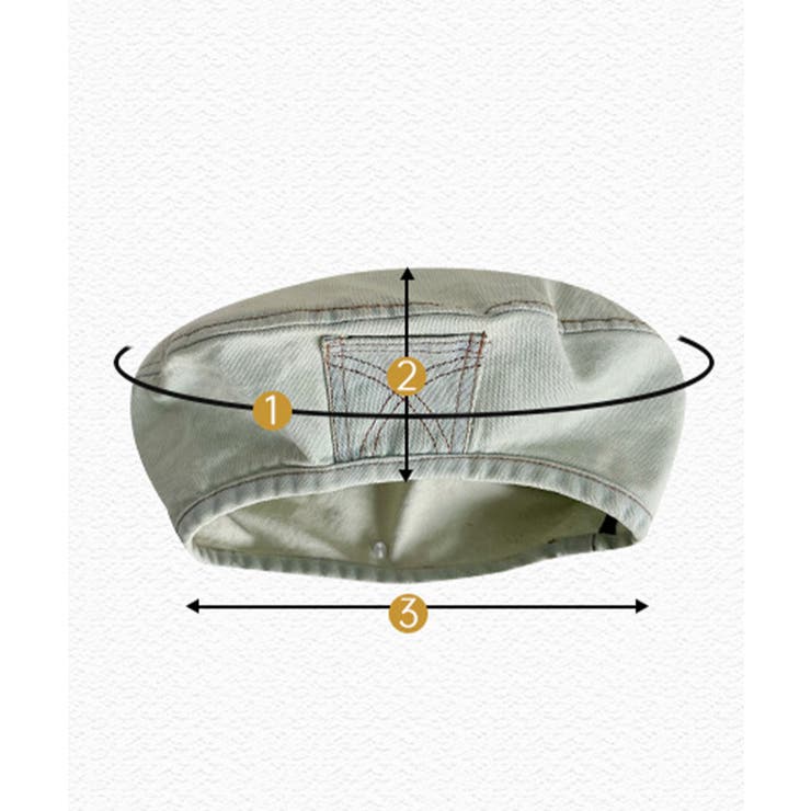 デニムベレー帽 | aimoha  | 詳細画像4 