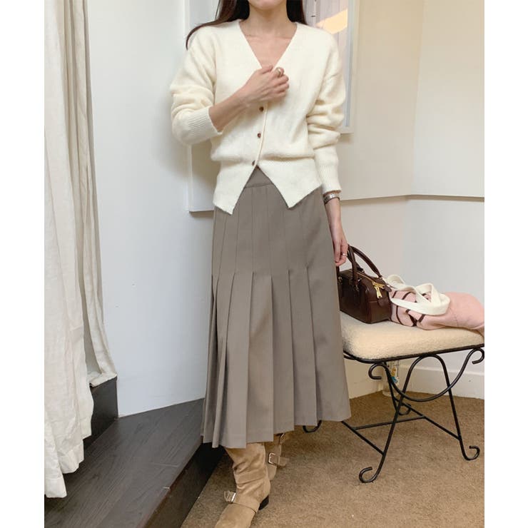 ストール付きフェミニンカーディガン【AW】 | aimoha  | 詳細画像11 